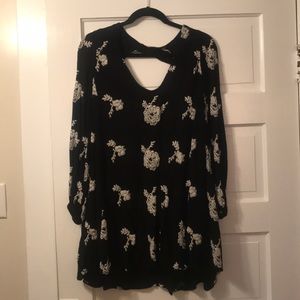 Free people black and white dress